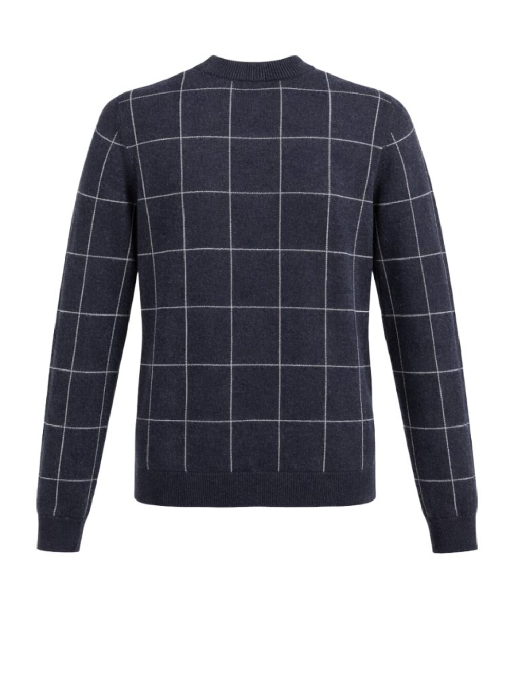 OLD NAVY Men's Polo Pullover Sweater Gray Plaid Size M